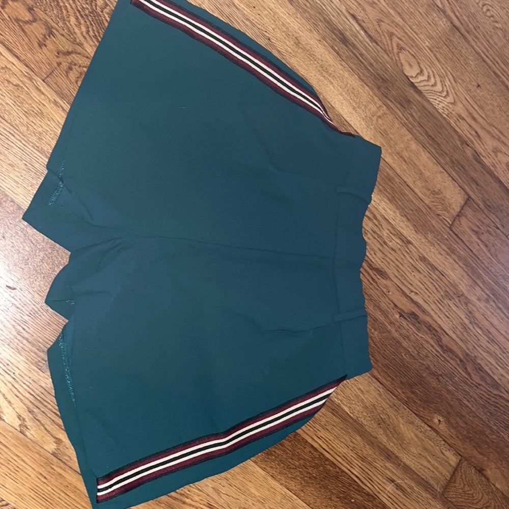 Green Bershka shorts